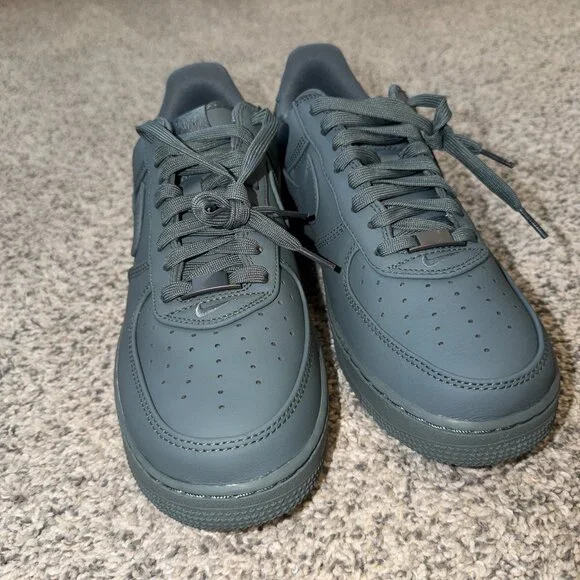 Nike Air Force 1 Low Retro Premium Bomber Grey Size 10.5 - Picture 2 of 9